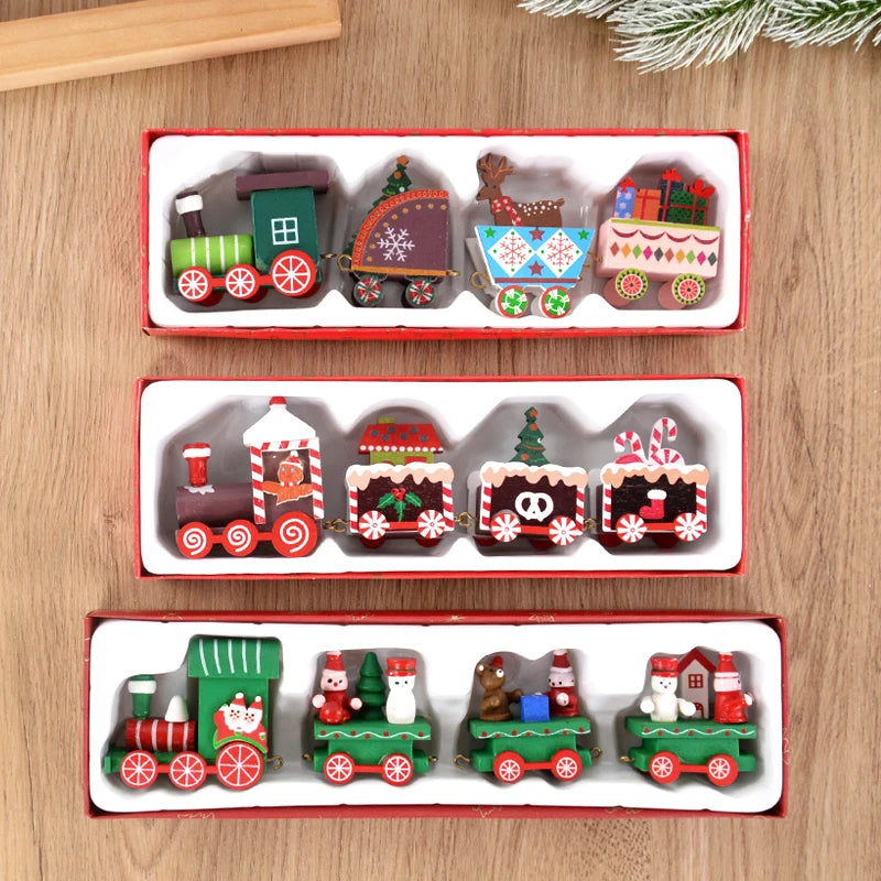 Christmas Wooden Train