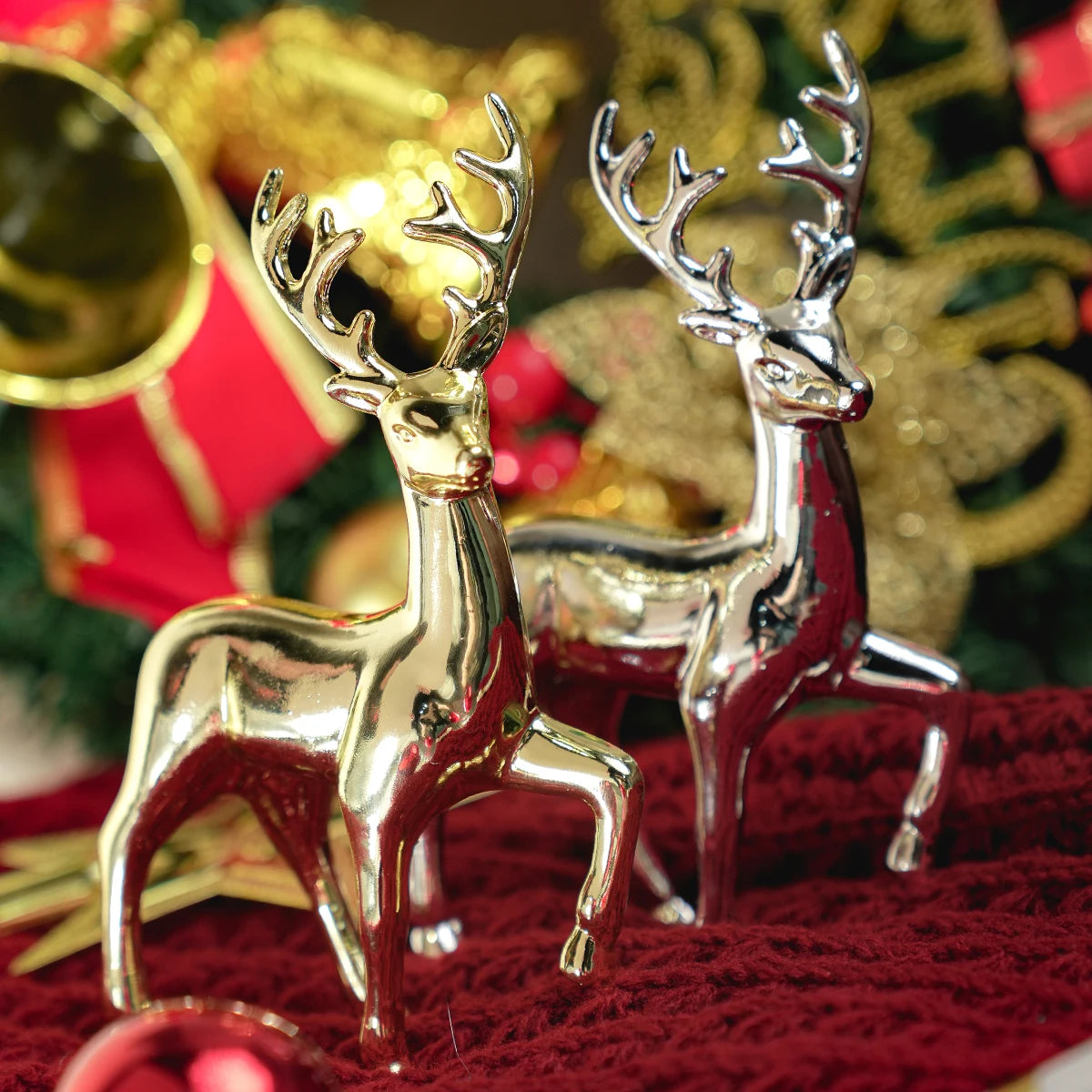 Reindeer Figurines Statue