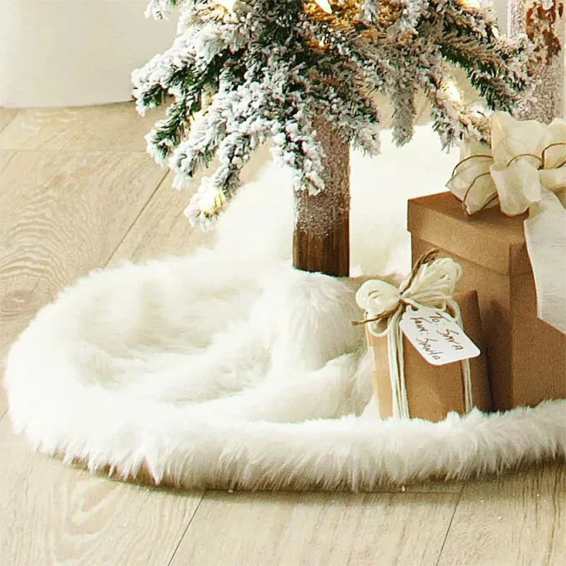 Christmas Tree Skirts Plush Mat