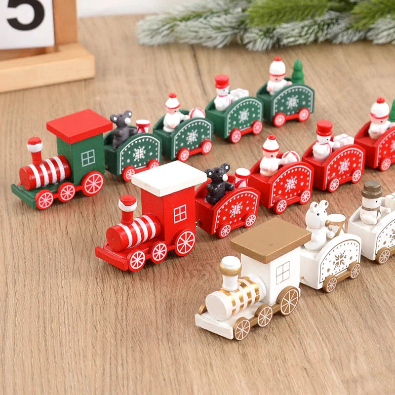 Christmas Wooden Train