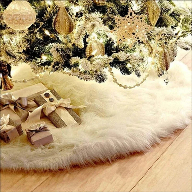 Christmas Tree Skirts Plush Mat