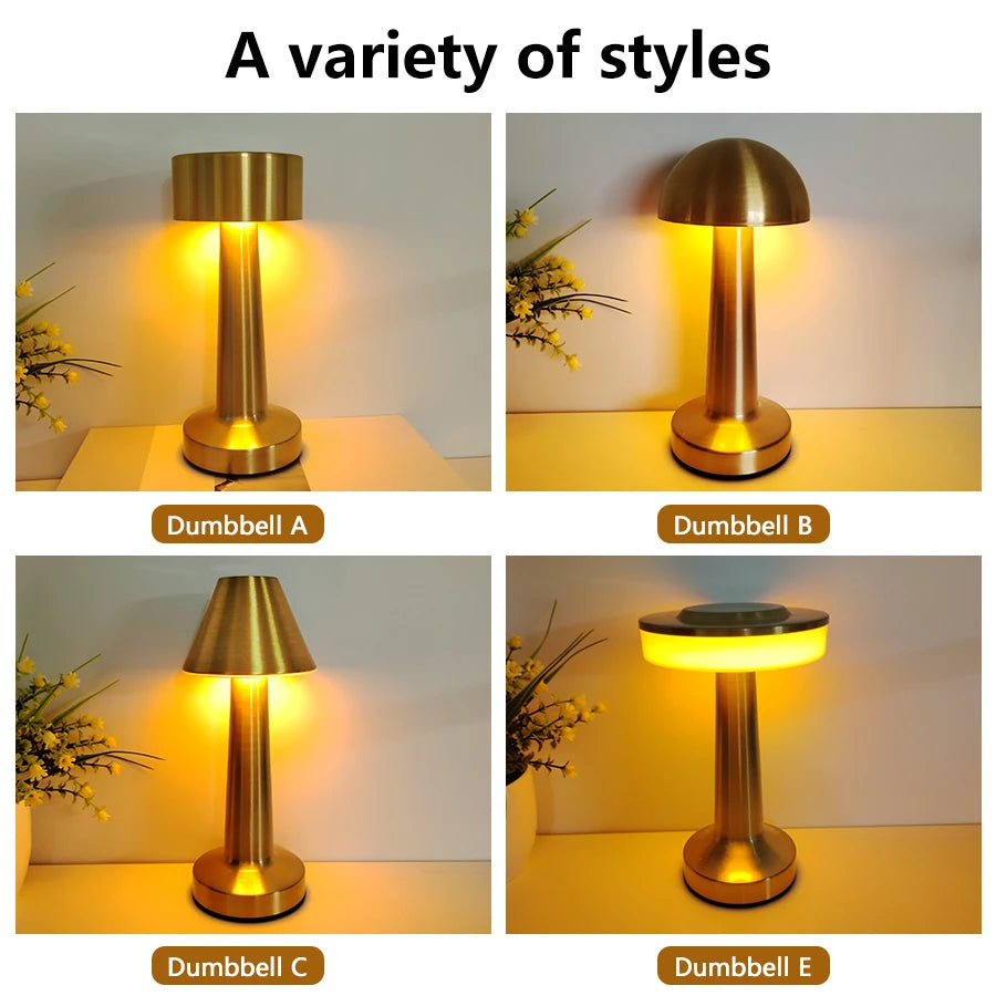 LED Metal Touch Lamp