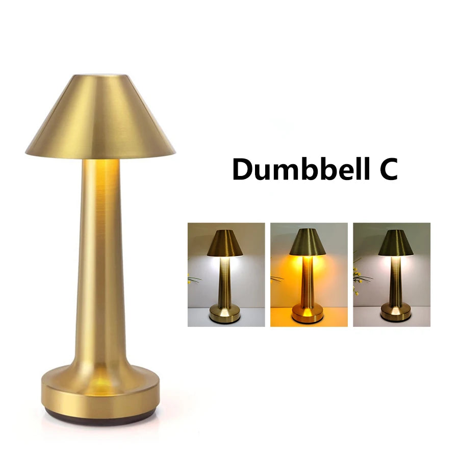 LED Metal Touch Lamp