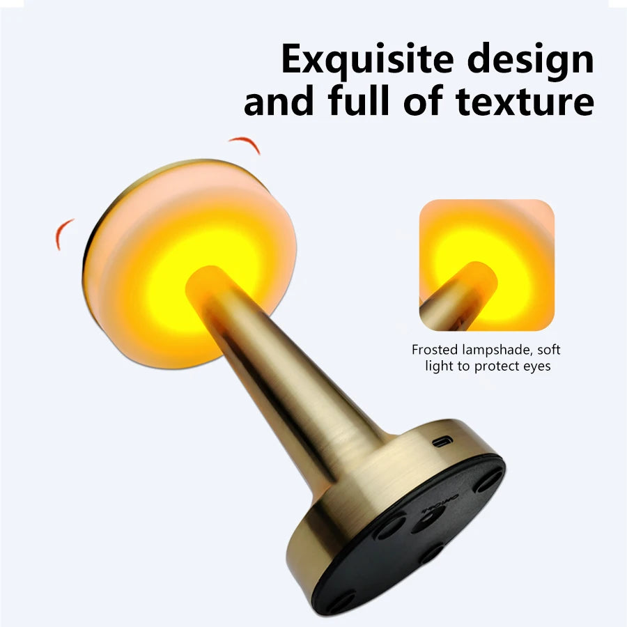 LED Metal Touch Lamp