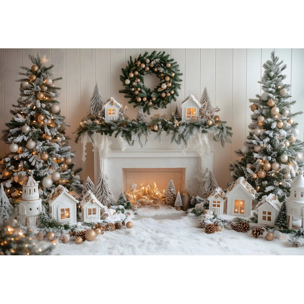 White Christmas Backdrops