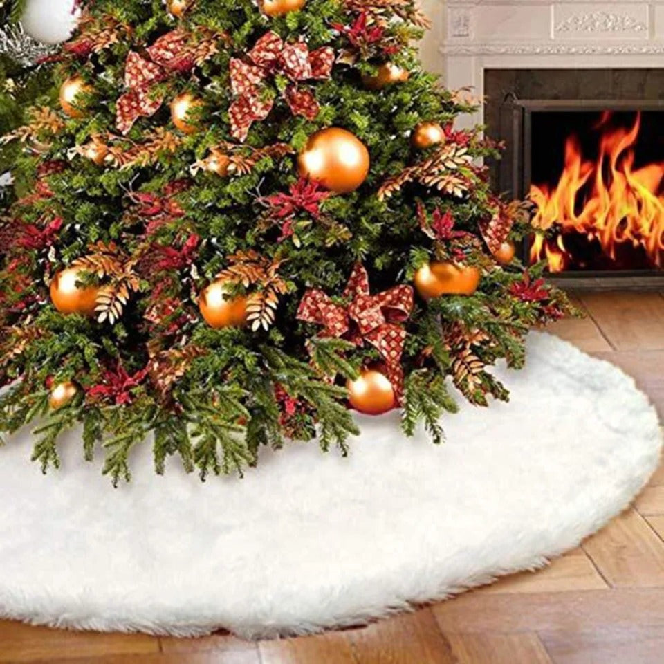 Christmas Tree Skirts Plush Mat