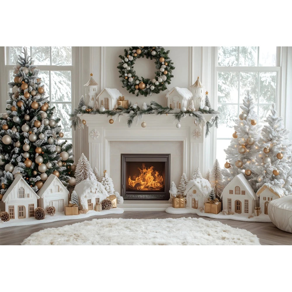 White Christmas Backdrops