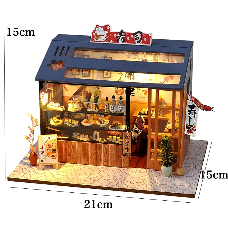 Wooden Miniature House