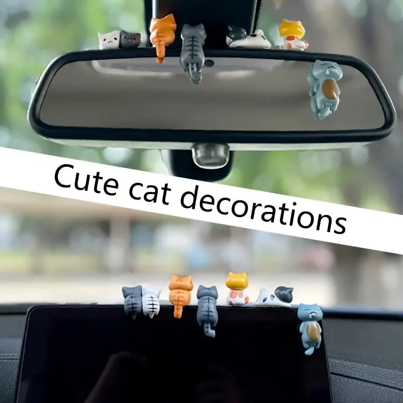 Cartoon Cat Figurines