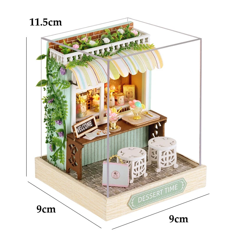 Wooden Miniature House