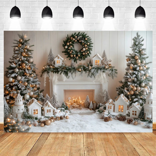 White Christmas Backdrops