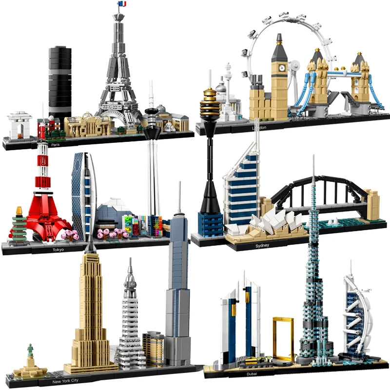 City Skyline Building Blocks