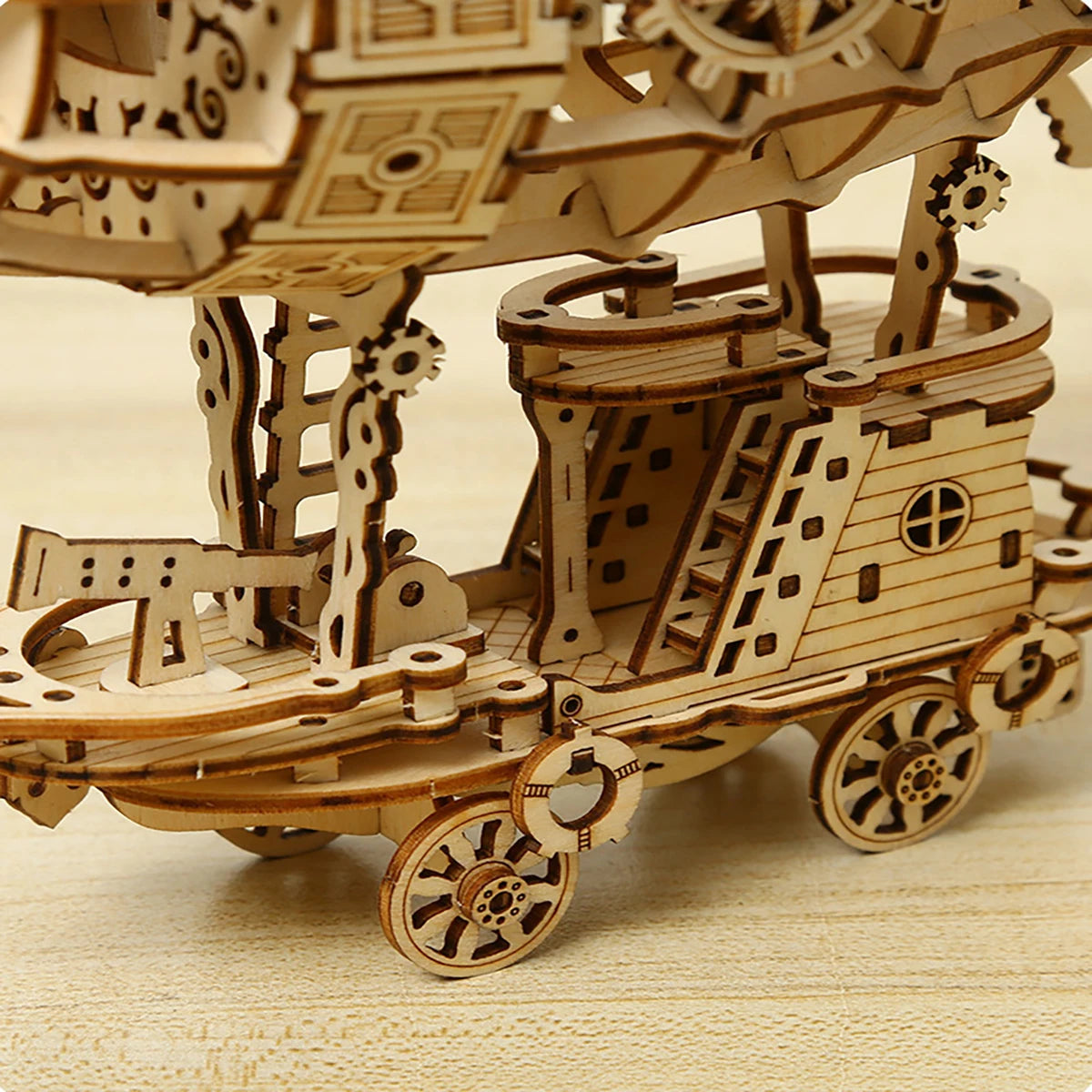 3D Airship  Wooden Puzzle