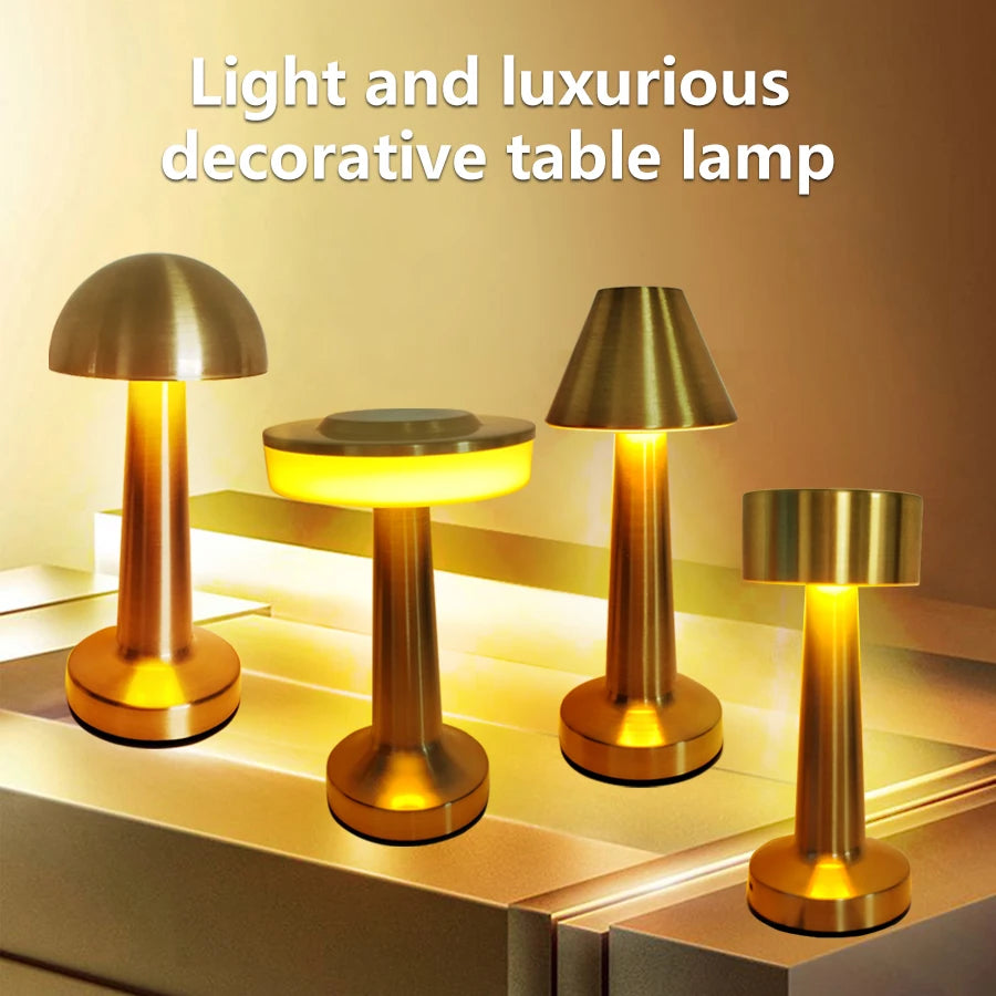 LED Metal Touch Lamp